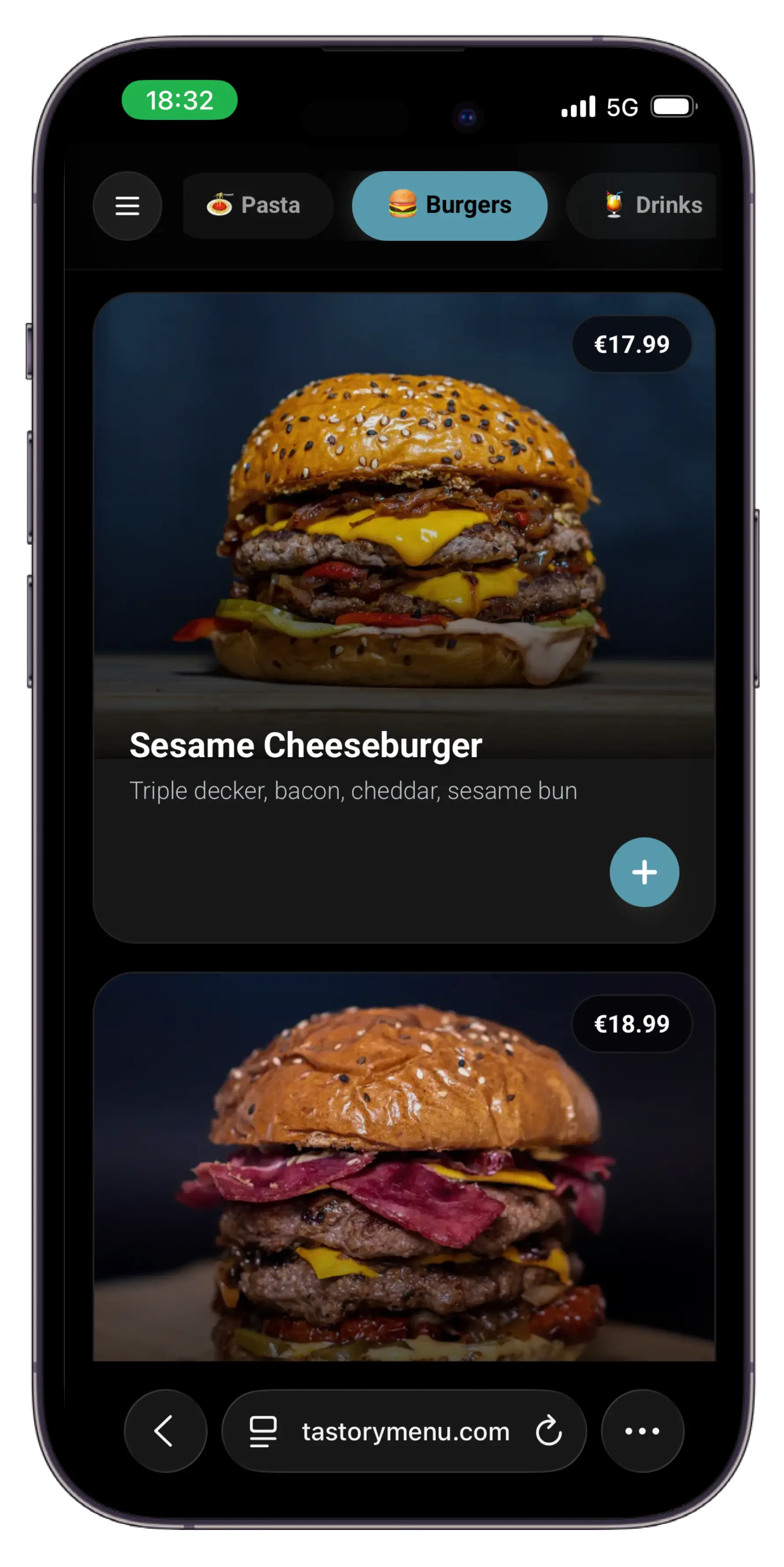 Tastory App Screenshot 1